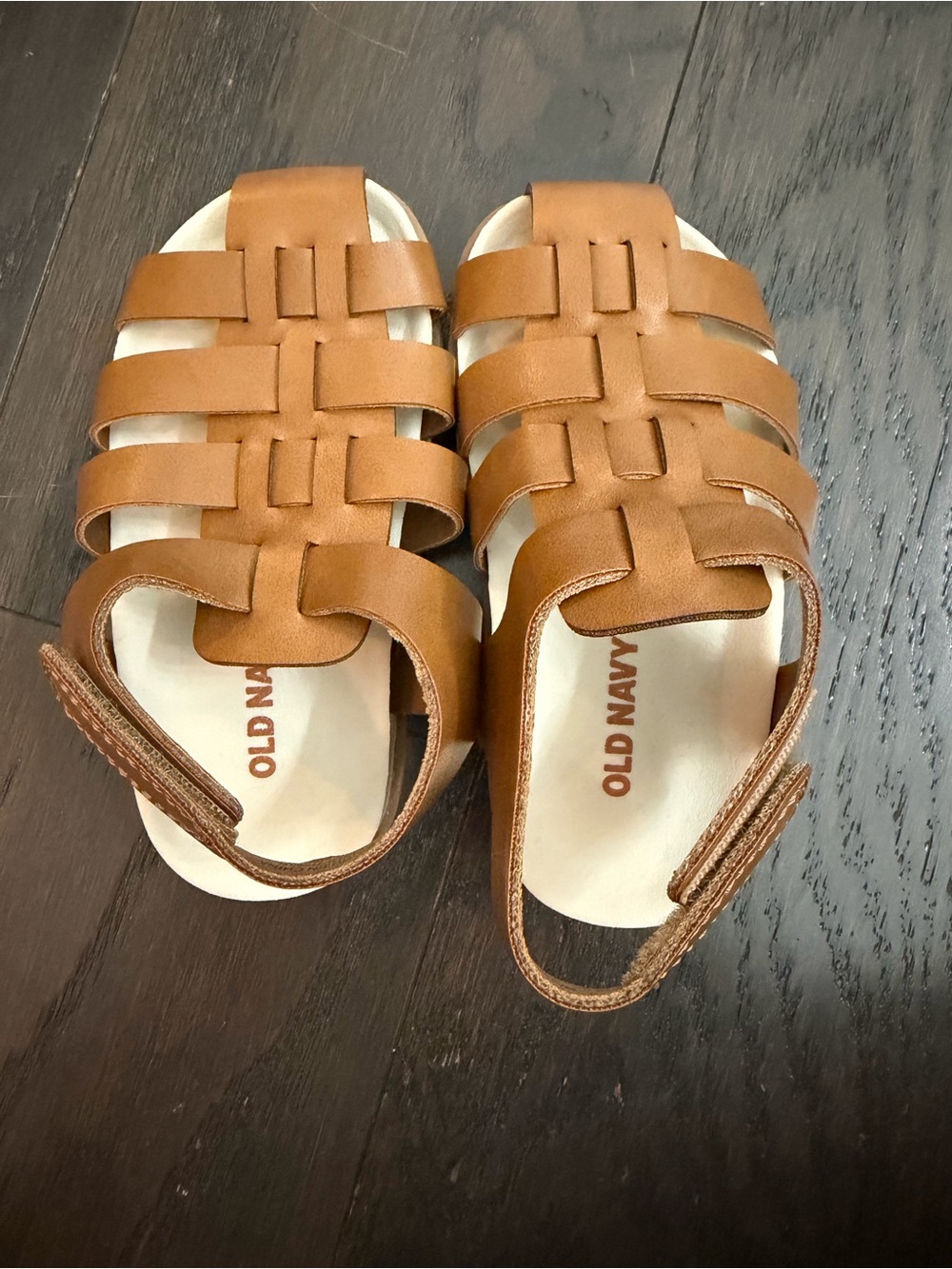 Old Navy Kids Tan Strappy Fisherman Sandals